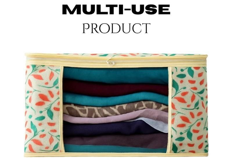 High Quality Floral Printed Saree Cover