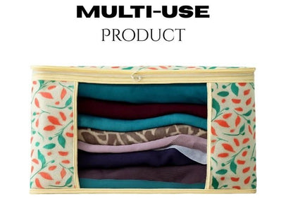 High Quality Floral Printed Saree Cover