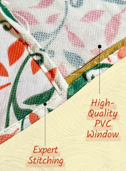 High Quality Floral Printed Saree Cover