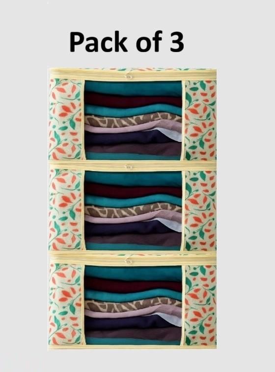 High Quality Floral Printed Saree Cover